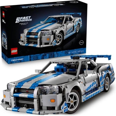 LEGO® Technic 2 Fast 2 Furious - Nissan Skyline GT-R (R34) Car (42210)