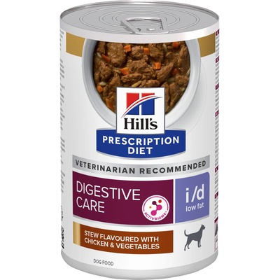 Hill's Prescription Diet I/D Low Fat Stew Starostlivosť o zažívaní konzerva pre psov 354 g