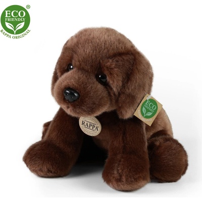 Rappa Плюшено Куче Кафяв лабрадор, седящо, 26 см. , серия Еко приятели (208940)