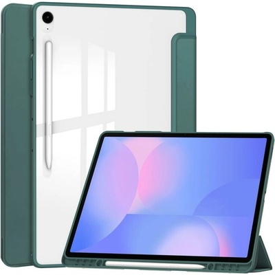 Vsetkonamobil 107615 CRYSTAL Zaklápacie puzdro Samsung Galaxy Tab S10 FE+ tmavozelené