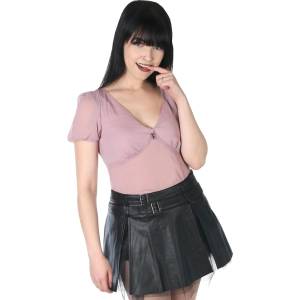 KILLSTAR дамска блуза (top) KILLSTAR - Fawnlight - Pink - KSRA014149