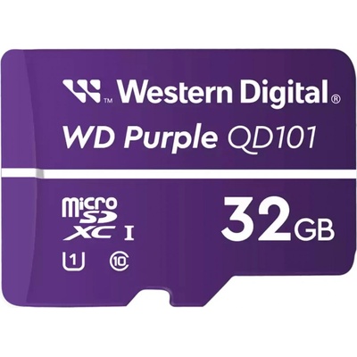 Western Digital WD Purple SC QD101 32 GB MicroSDHC Клас 10 (WDD032G1P0C-85AEL0)