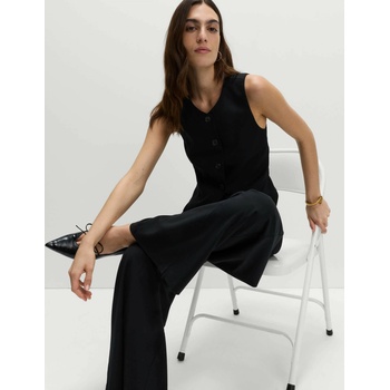 Image 1 of Marks & Spencer Закопчаваща се жилетка без яка Marks & Spencer в черно Marks & Spencer | Cheren | ЖЕНИ | 8