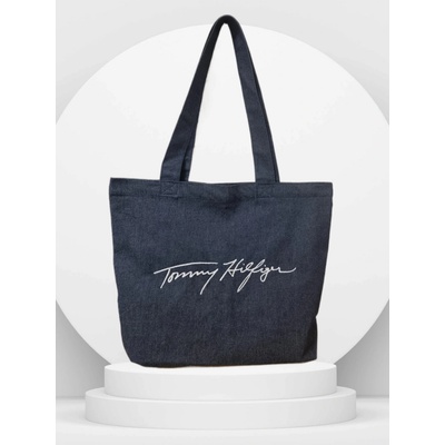 Tommy Hilfiger dámská denimová taška s vyšitým logem
