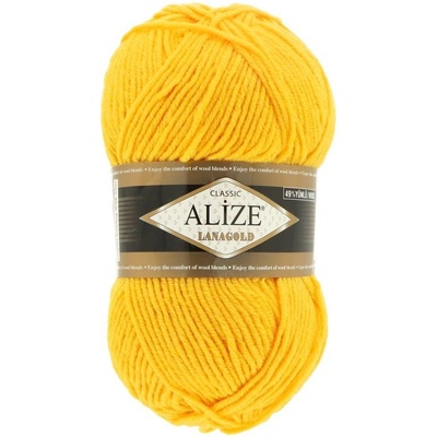 Alize Lanagold Classic 216 tmavo žltá