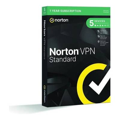 Norton VPN Standard, 5 lic. 12 mes.