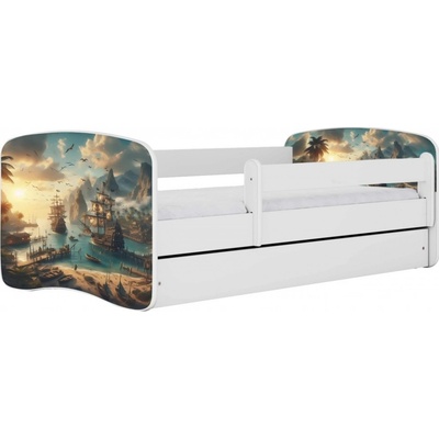 Kocot kids Babydreams loď bílá se šuplíky bez matrace