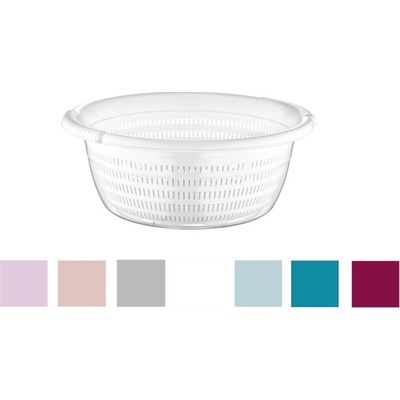 Pro-Tech shop 64057 Okrúhla priehľadná misa Emerald s odkvapkávačom 6 l