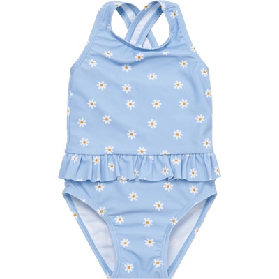 Little Dutch Цял бански с UV 50+ защита Little Dutch Daisies - С къдрички, 62-68 cm, 2-6 м, син (CL24048148)
