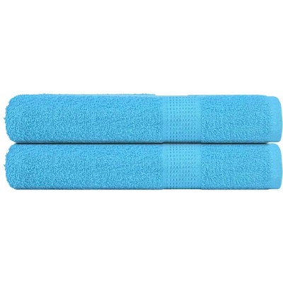 vidaXL Кърпи FROGN 2 бр. Тюркоазени 100x200 см 360 г/м2 (136986)