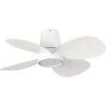 Faro Barcelona Faro 34315swt - димируем led вентилатор klover s, 20 w / 230 v, Ø 80 см, бял wt + дистанционно управление (fa34315swt)