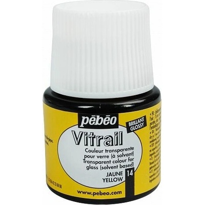 Pébéo č.04 VITRAIL nevypalovací barva na sklo 45 ml sluneční žlutá – Zboží Dáma