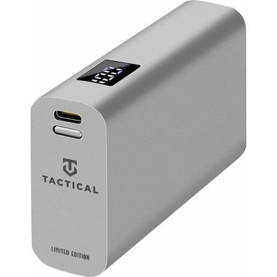 TACTICAL Външна батерия /power bank/ Tactical EDC Brick (57983118917), 9600mAh, 1x USB-C, 1x USB-A, сребриста, 22.5W (57983118917)