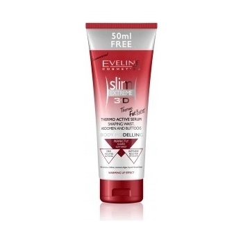 Eveline Cosmetics 3D Slim Extreme termo aktívne sérum na pás brucho a zadok 250 ml