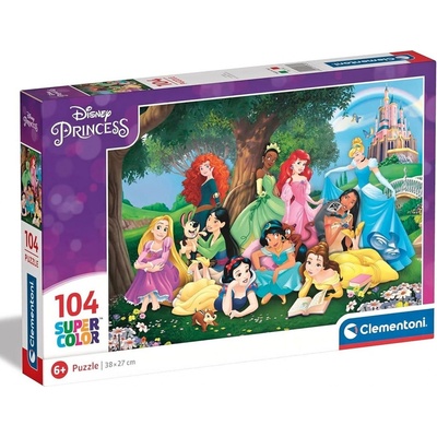 CLEMENTONI 25743 Disney princezny 104 dílků