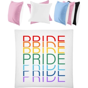 Darčeky PrintEQ Dúhový Vankúš Dúhový dizajn Pride Pride Pride Biela Anitcká Ružová 40x40