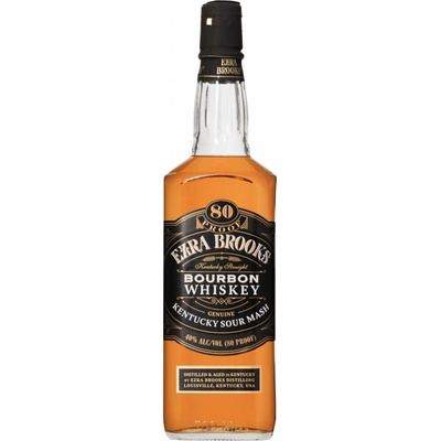 Ezra Brooks Black Label 40% 0,7 l (holá láhev)