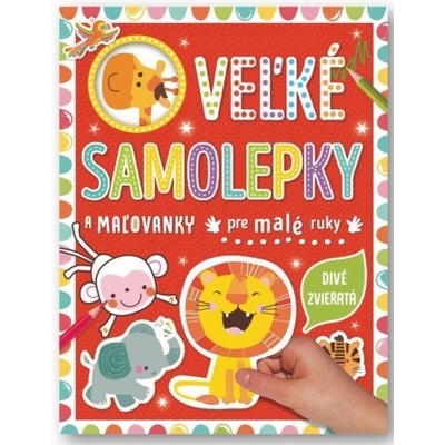 Svojtka Divé zvieratá Veľké samolepky pre malé ruky