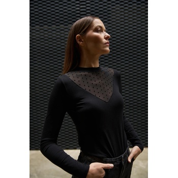 Moodo Прилепнала черна блуза Moodo Moodo | Cheren | ЖЕНИ | XS