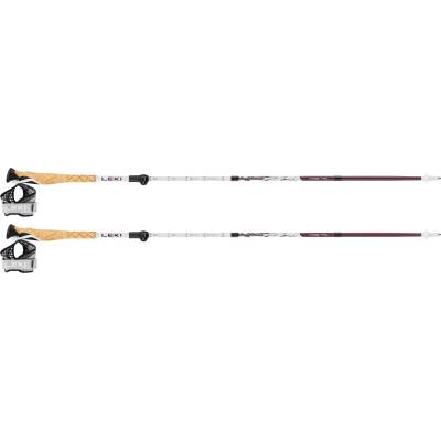 LEKI Щеки за бягане Leki Cross Trail FX Superlite Compact Running poles - White / Ferra / Black - размер 100-120 cm (526-0970-0111)