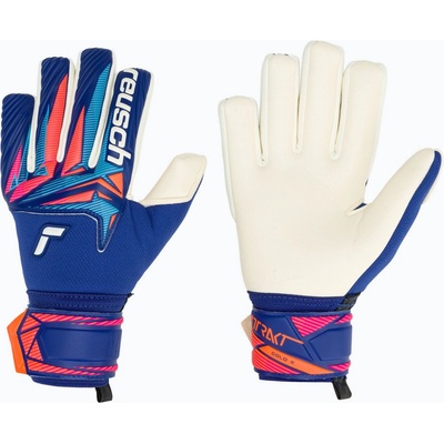 Reusch Attrakt Gold X NC Junior sharp blue/white/shocking orange