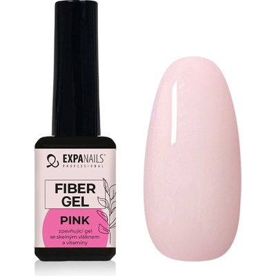 Expa nails expanails zpevňující uv led gel fiber pink 11 ml