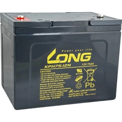 LONG 12V 75Ah PBLO-12V075-F8AHL