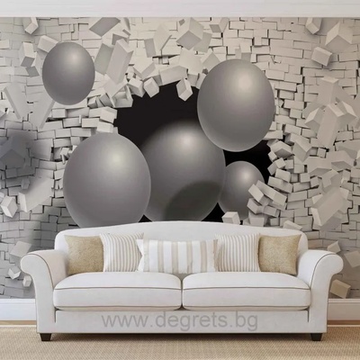 Фототапет Стена 3d
