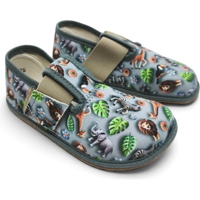 Pegres Barefoot papučky BF01 Safari