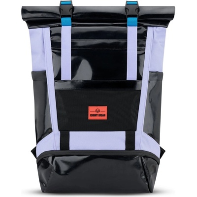 Johnny Urban Voděodolný městský rolovací batoh Ashton Černý-fialový 27 l – Zboží Mobilmania