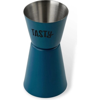 Image 1 of Tasty Двойна мерителна чашка за коктейли Tasty 678415, 9х4, 5 см, 50 мл, Неръждаема стомана, Син (678415)