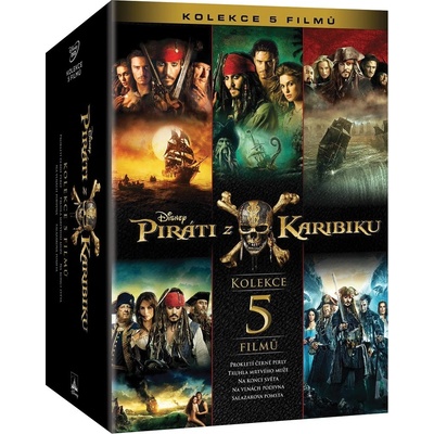 Kolekce: Piráti z Karibiku 1. - 5. DVD