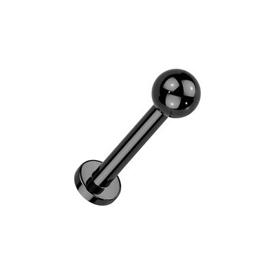 Šperky4U Piercing do brady labreta černá LB1139-1208