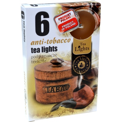 Ароматни чаени свещи 6 бр. - антитабак