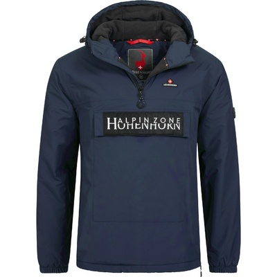 Höhenhorn pánska prechodná vetrovka s predným vreckom Allesso modrá