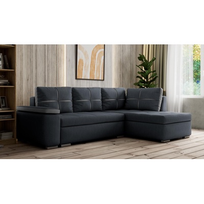 Холна гарнитура Бергамо антрацит и сив