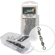 ENERGOFISH CATFISH LOŽISKOVÝ OBRATLÍK + ŠPIRÁLOVÁ karabinka 100 LB