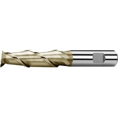 ZPS-FN Fréza válcová čelní Ø3x12x56, Z2, DIN 844L, HSSCo8 ,ZrN,W - ZPS-273618-030-ZRN