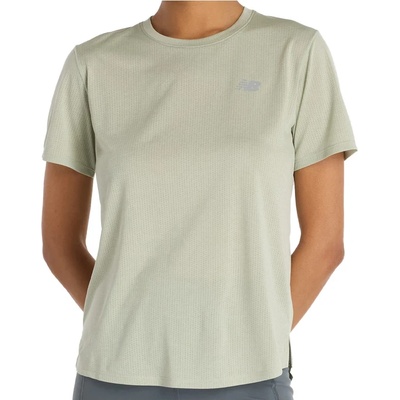 New Balance Дамска тениска New balance Women's Athletics S/S Running shirt - Green - размер XS (916-1222-0411)
