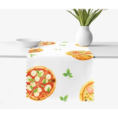 Goldea běhoun teflonový lahodná pizza 50x180 cm