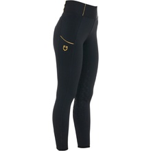 Equestro jazdecké legíny s vysokým pásom Black Yellow