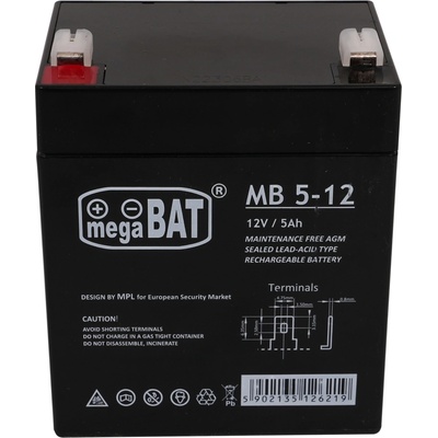 MegaBat MB 5-12 12 V 5 Ah