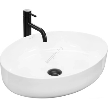 Rea REA-U1223 - Мивка за плот QUEEN 41, 5x55 cm керамика/бял гланц (RE0274)