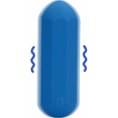 Shots Loveline Hexagonal Shaped Bullet Vibrator Jetset Blue