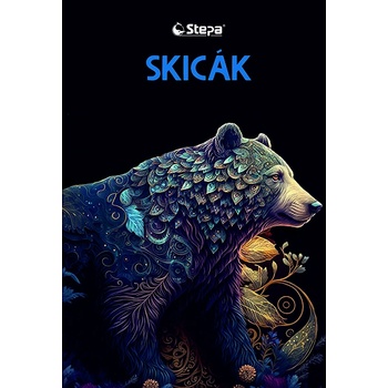 Stepa A3 20 listov čierny