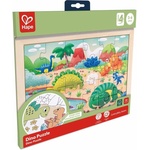 Hape Дървен пъзел Hape International - Динозаври (H1641) - baby