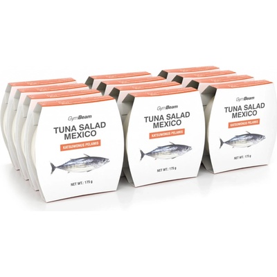 GymBeam tuniakový šalát Mexiko 12 x 175 g