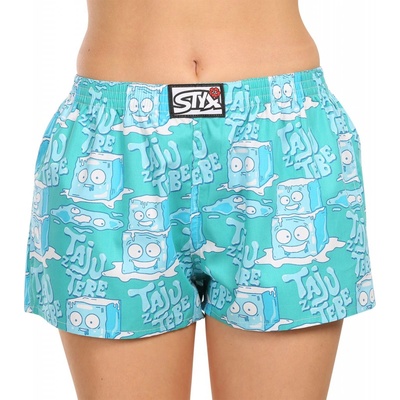 Styx Dámske trenky art klasická guma ľadové kocky (K1657)