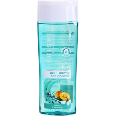 Lirene Shower Olive освежаващ душ гел с хидратиращ ефект Mango Wax 250ml