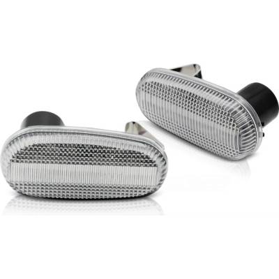 Boční LED dynamické blinkry Alfa Romeo Mito, 147 2000-2004, GT, SEQ, bílé